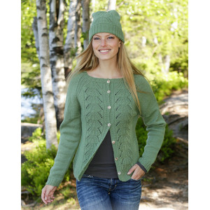 Green Luck by DROPS Design - Knitted Hat Pattern Sizes S - XL
