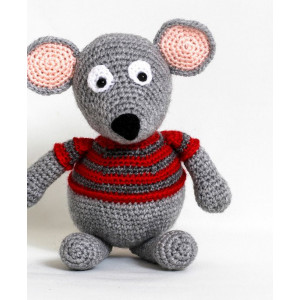 Mayflower Little Bits Magnus the Christmas Mouse - Crochet Christmas Mouse Pattern