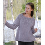 Agnes Sweater by DROPS Design - Knitted Jumper Pattern Sizes S - XXXL
