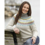 October Dream by DROPS Design - Knitted Jumper with Norwegian Pattern Size S - XXXL