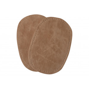 Leather Patches, Oval Brown Leather Elbow Patches 