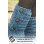 One Step Ahead by DROPS Design - Knitted Slippers Pattern Size 35 - 42