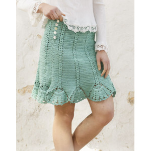 Sea Shell by DROPS Design - Knitted Skirt Pattern Sizes S - XXXL