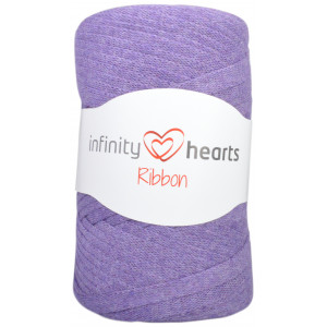Infinity Hearts Ribbon Fabric Yarn 20 Purple