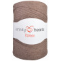 Infinity Hearts Ribbon Fabric Yarn 09 Brown