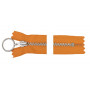 YKK Zipper Aluminum with Ring Pull 35cm 4mm Curry