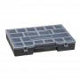 Hobbybox/Craft Storage Box Plastic for Beads and Buttons 18 compartments Anthracite 35.6x28.5x5.5cm