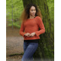 Autumn Vines by DROPS Design - Knitted Jumper with Leaf Pattern size S - XXXL