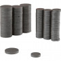 Magnets, D 14+20 mm, thickness 3 mm, 2x250 pc/ 1 pack
