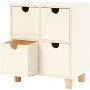 Chest of Drawers, H: 23 cm, W: 20 cm, 1 pc, plywood