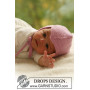Fairy Rose by DROPS Design - Knitted Baby Bonnet Pattern Size 1 months - 4 years
