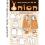 ONION Sewing Pattern Kids 10017 Spencer, Dress & Tights Size 68-98/6-18mos 2-3yrs