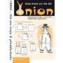 ONION Sewing Pattern Kids 10008 Wrap Blouse & Puffy Trousers Size 68-86/6-18 mos