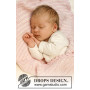Dream Date by DROPS Design - Knitted Baby Blanket Patterns 34x51 cm or 50x75 cm