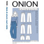 ONION Sewing Pattern Plus 9008 Wide Trouser & Shorts Size XL-5XL