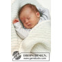 Dream Date by DROPS Design - Knitted Baby Blanket Patterns 34x51 cm or 50x75 cm