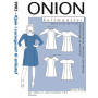 ONION Sewing Pattern Plus 9005 Corsage-Cut Dress Size XL-5XL