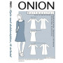 ONION Sewing Pattern Plus 9003 Shoulder Design Dress Size XL-5XL