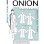 ONION Sewing Pattern 6025 Overcoat with Hoodie Size 34-46