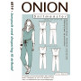 ONION Sewing Pattern 6014 Draped Jumpsuit Size XS-XL