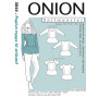 ONION Sewing Pattern 5044 Peplum Tops Size XS-XL
