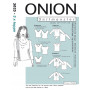 ONION Sewing Pattern 5035 3x Tops Size XS-XL