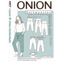 ONION Sewing Pattern 4027 Loose Fit Chino Harem Trouser Size 34-48