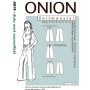 ONION Sewing Pattern 4019 Tie-Waist Effect Trouser Size 34-46