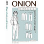 ONION Sewing Pattern 4011 Cigarette Trouser With Pockets Size 34-46