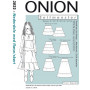 ONION Sewing Pattern 3022 Ruffle Skirt Size 34-46