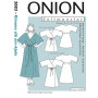 ONION Sewing Pattern 2083 Kimono Wrap Dress Size XS-XL