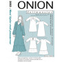 ONION Sewing Pattern 2082 Balloon Sleeve Maxi Dresses Size XS-XL