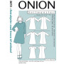 ONION Sewing Pattern 2075 Retro Dresses with Collar Size XS-XL