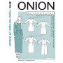 ONION Sewing Pattern 2073 Tailor Cut Dresses Size XS-XL
