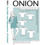 ONION Sewing Pattern 2066 Raglan Sleeve Top/Dress Size XS-XL