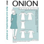ONION Sewing Pattern 2065 Shoulder Design Dress Size XS-XL