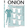 ONION Sewing Pattern 2061 Short Dolman Sleeve Dress Size XS-XL