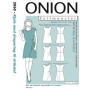 ONION Sewing Pattern 2060 Draped Dress Size XS-XL