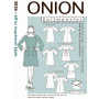ONION Sewing Pattern 2036 60s Style Dress Size 34-48