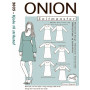 ONION Sewing Pattern 2035 Dress Size XS-XL