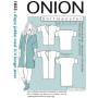 ONION Sewing Pattern 1053 3/4 Sleeve Cape Jacket Size XS-XL