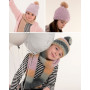 Rico Creative Glühwürmchen Pattern Hat and Scarf for Children