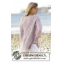 Morning Star by DROPS Design - Knitted Jumper with Leaf Pattern Size S - XXXL