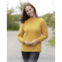 Solfest by DROPS Design - Knitted Jumper with Cables and raglan Pattern size S - XXXL