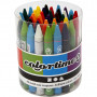 Colortime Wax Crayons, 5x48 asstd./ 1 set