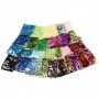 Sequins, size 6 mm, 32x25 g/ 1 pack