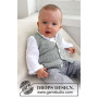 Junior by DROPS Design - Knitted Baby Vest Pattern Size 1 months - 4 years