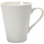 Mugs, white, H: 10 cm, dia. 5-8 cm, 250 ml, 12 pc/ 12 carton