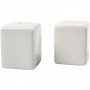 Salt and Pepper Set, white, size 5x5 cm, H: 6 cm, glossy, 6 set/ 6 carton