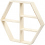 Wooden Shelf, H: 33.5 cm, W: 38.5 cm, 1 pc, plywood